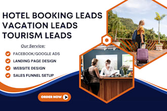 generate hotel booking leads vacation tourism leads hotel leads ghl website