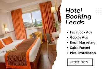 generate hotel booking leads vacation tourism leads hotel gohighlevel website