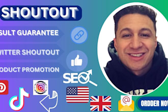 promote share link, shoutout website, shopify, amazon, etsy to USA UK audience