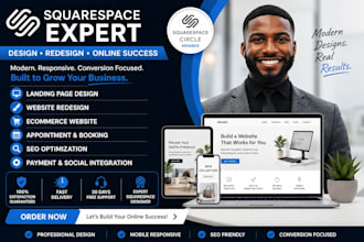 design squarespace website, squarespace redesign, square online store