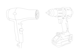 draw a detailed line art of your products