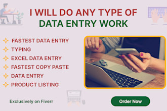 do a fast typing job, retype scanned documents, your typist