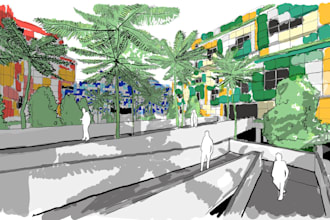 transform your design into digital sketch