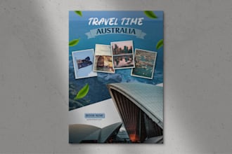 design modern and catchy travel flyer