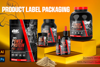 do product label design, product label packaging and cbd jar label