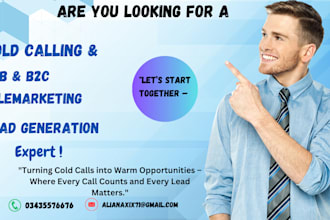 do cold calling and appointment setting professionally