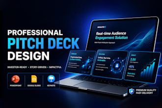 design a professional company profile presentation