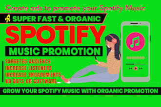 create ads to promote your spotify music song