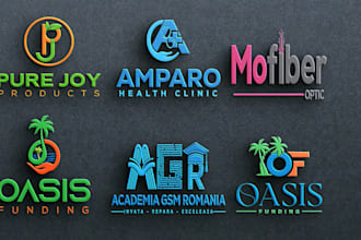 make impressive modern minimalist 3d logo design for reflecting your business