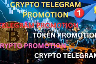 do telegram promotion for your solana memecoin token to pump crypto investors