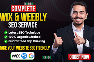 optimize the complete SEO for your weebly, wix website
