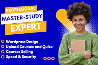 build wordpress lms website, learndash lms masterstudy, tutor lms