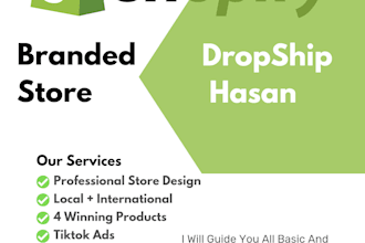 design a professional shopify store