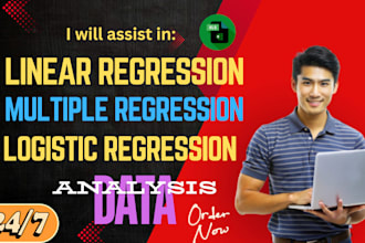 do linear, multiple, and logistic regression analysis using r, python, and excel