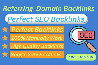 skyrocket your website rank by referring domain seo backlinks