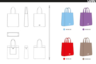 do fashion technical drawing, clothing, bag or accessories tech pack