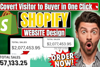design, redesign shopify store, shopify dropshipping store, shopify website