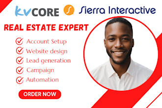setup sierra interactive, kvcore, kv core CRM