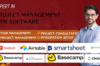 setup airtable smartsheet dubsado confluence gantt basecamp todoist apptivo crm