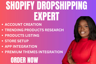create online ecommerce shopify dropshipping store design