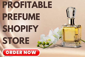 design perfume website shopify store fragrance store beauty website