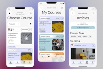 develop an educational app,  kid learning app, online course app
