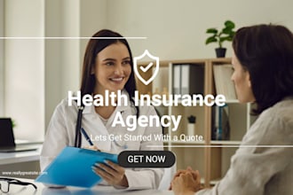 design health insurance website to generate health insurance leads medicare life