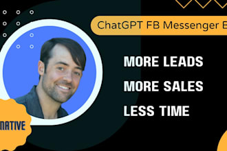 create an ai powered facebook messenger chatbot with chatgpt