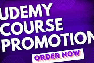 online course promotion udemy thinkific teachable course promotion