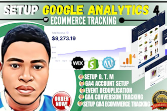 setup google analytics 4, ga4 ecommerce tracking, conversion API tracking by GTM