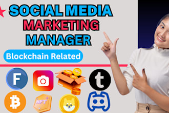 be your nft crypto token social media manager, twitter, discord, instagram,