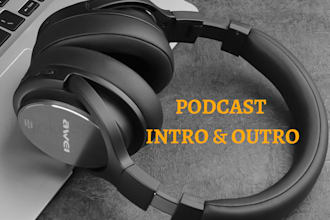 write and record jingles for your podcast radio and brand intro outro production