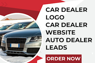 auto dealership logo car dealer website auto sales vehicle sales used car leads