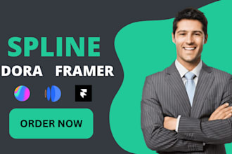 spline to framer spline to dora spline to framer website design