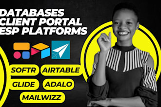 design softr webapp airtable database interface mailwizz glide app adalo bubble