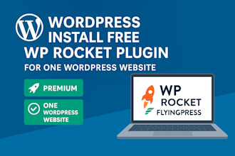 install flyingpress or wp rocket premium plugin in your website
