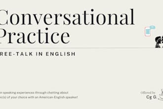 be your english conversation partner