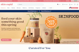 design luxury cosmetics shopify store skincare website spa beauty cosmetic store