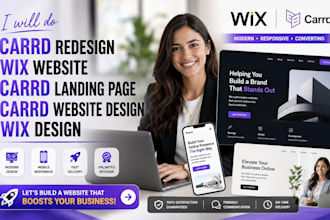 do carrd redesign wix website carrd landing page carrd website design wix design