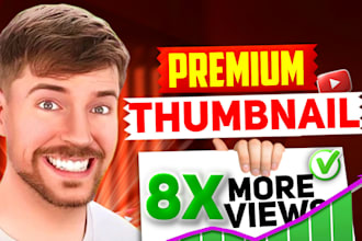 design attractive eye catchy clickbait youtube thumbnail