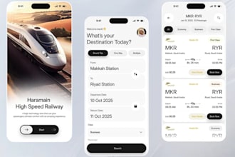 build train booking app with ticketing, schedules and real time seat booking