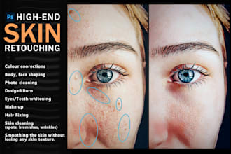 do professional skin retouching and advanced photo editing