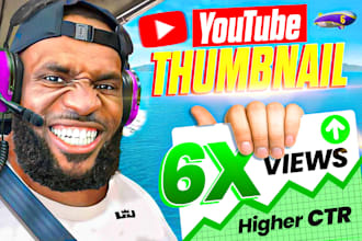 design a viral clickbait youtube thumbnail within 3 hours