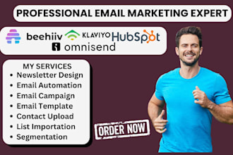 setup omnisend klaviyo editable template hubspot newsletter email marketing flow