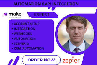 setup make com automation made com api integromat make com scenario zapier