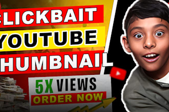 create clickbait vlogging youtube thumbnail