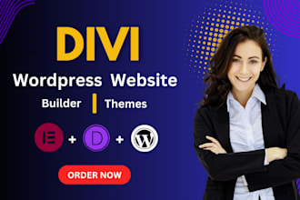 create divi websites and fix wordpress issues elementor pro expert