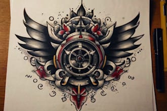 make a traditional or neo traditional oldschool tattoo
