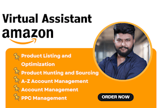 be your expert amazon virtual assistant, amazon store VA