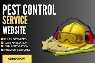 build a high converting pest control, fumigation and cleaning service website